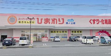 近くのスーパードラッグひまわり田ノ上店まで1,100m（徒歩14分）