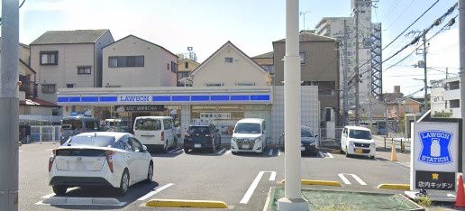 近くのローソン 平野南四丁目店まで177m（徒歩3分）