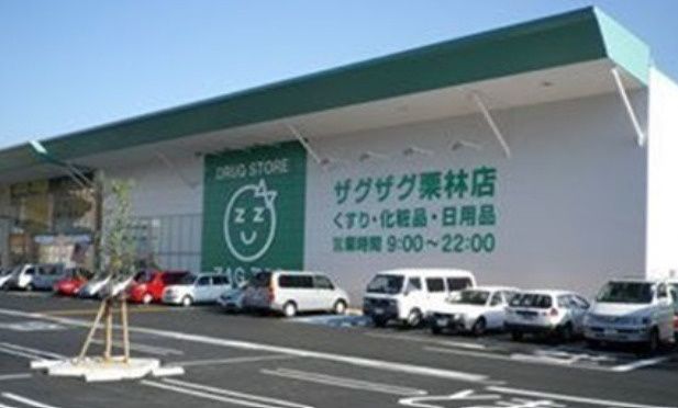 近くのザグザグ栗林店まで613m(徒歩8分)