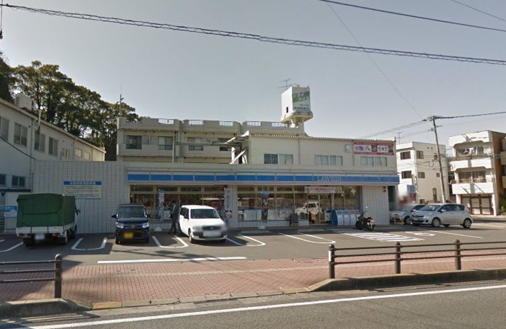 近くのローソン 長崎宝栄町店まで495m(徒歩7分)