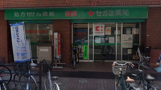 近くのセガミ薬局日本橋店まで483m(徒歩7分)