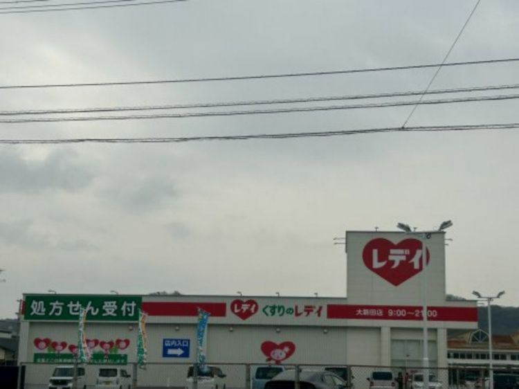 近くのくすりのレデイ 大新田店まで909m(徒歩12分)