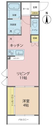 エミネンスAWARAの間取り画像