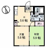 パティオ 2棟の間取り画像
