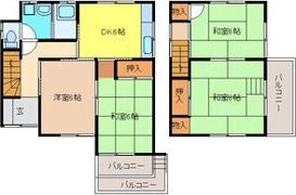 内田東町借家の間取り画像