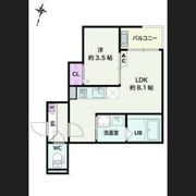 Jack higashimatabeⅠの間取り画像