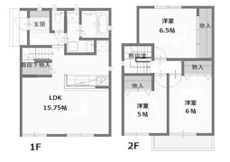 仮）カメリアコート早島Ⅱの間取り画像