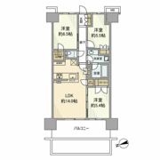 ザ・パークハウス南浦和ガーデンの間取り画像
