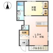 おおぞらⅡの間取り画像