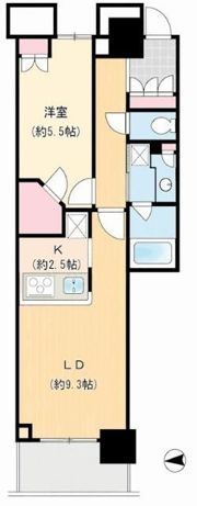 ベイクレストタワーの間取り画像