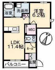 エクシード・ドミール A棟の間取り画像