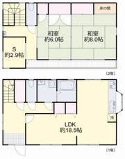 東古松1-15-6戸建の間取り画像