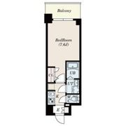 S-RESIDENCE難波大国町dominaの間取り画像