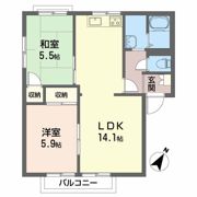 ニューライム頼木 B棟の間取り画像