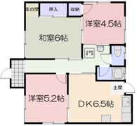 五海貸家の間取り画像