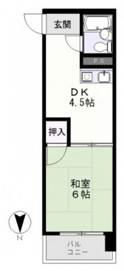 セントラルコーポ橋本の間取り画像