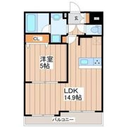 LUANA・AIR・RESIDENCE五橋の間取り画像