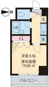 ベイステート安間の間取り画像