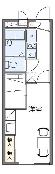 レオパレス長楽寺の間取り画像