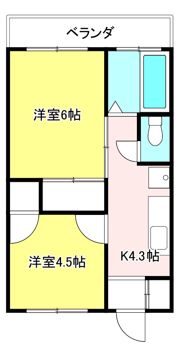第一岸マンションの間取り画像