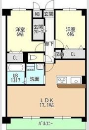 ヒルザコートⅡの間取り画像