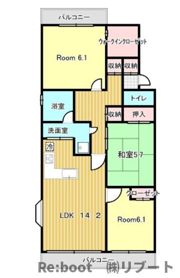 ラ・アトレ松戸【分譲賃貸】の間取り画像