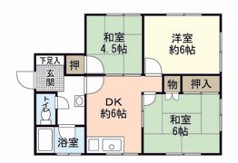 山下マンションの間取り画像
