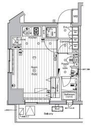 PREMIUM CUBE 代々木上原の間取り画像
