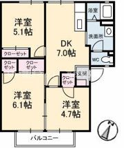 グレースフジ C棟の間取り画像