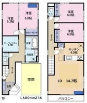 上杉ハウスの間取り画像