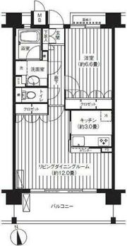 パシフィーク品川の間取り画像