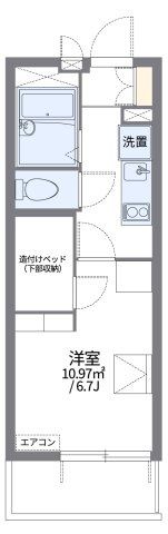 レオパレスグレイスⅢの間取り画像