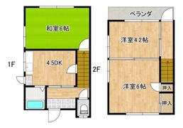 高野アパートの間取り画像