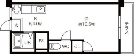 ハニリリカⅡの間取り画像