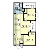 ヴェルデ合志の間取り画像