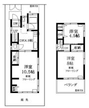 上石神井南町貸家の間取り画像
