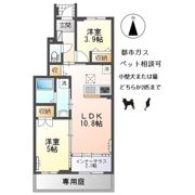 木曽川町玉ノ井字大縄場八ノ切新築アパートの間取り画像