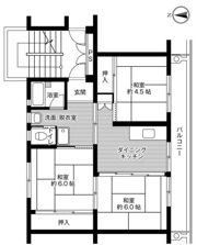 ビレッジハウス日明3号棟の間取り画像