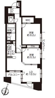 プライムアーバン日本橋大伝馬町の間取り画像