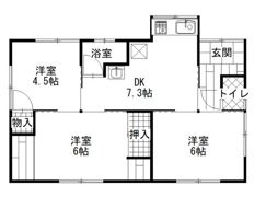 国府市場101-19貸家の間取り画像