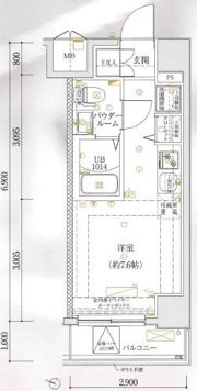 LUMEED横浜阪東橋の間取り画像