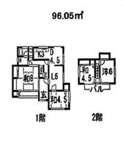 学南町T戸建の間取り画像