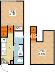 KIRA清水町の間取り画像