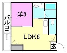 ピカデリーサーカス築山の間取り画像
