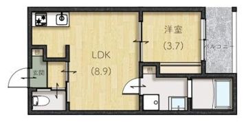 le lien広町田の間取り画像