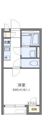 クレイノPOP花田の間取り画像