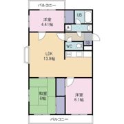 メゾン・デュ・モンテの間取り画像