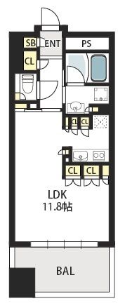 ガリレイ新町の間取り画像
