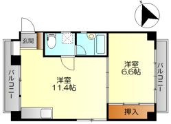 山田ビルの間取り画像