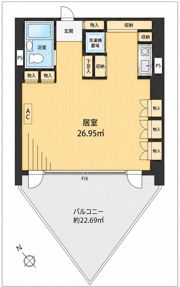 グリフィン横浜・ウェスタの間取り画像